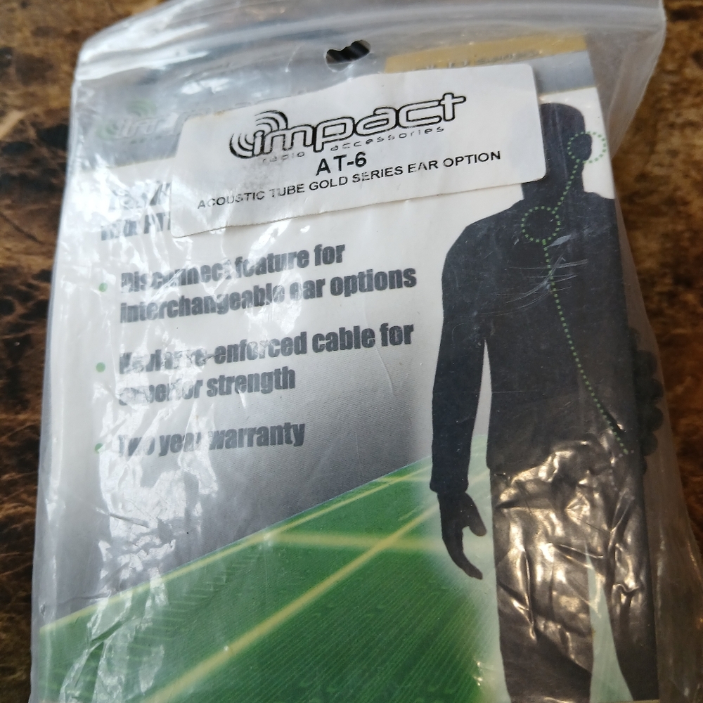 Impact AT-6 Tactical Audio Surveillance Covert Earpiece for Police Vertex Radio